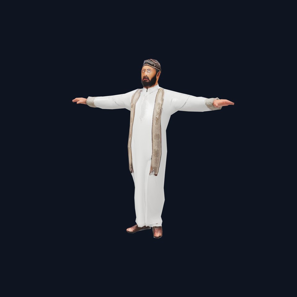 Traditional Robe Male Outfit model pack